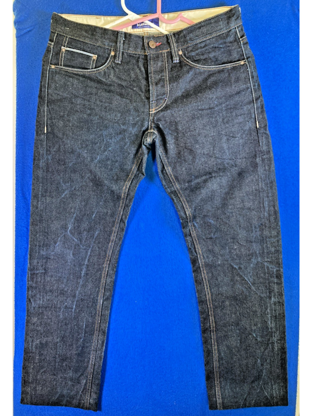 Blaumann Jeanshosen Schmaler Selvedge Denim Jeans Germany Raw Men's 32/32